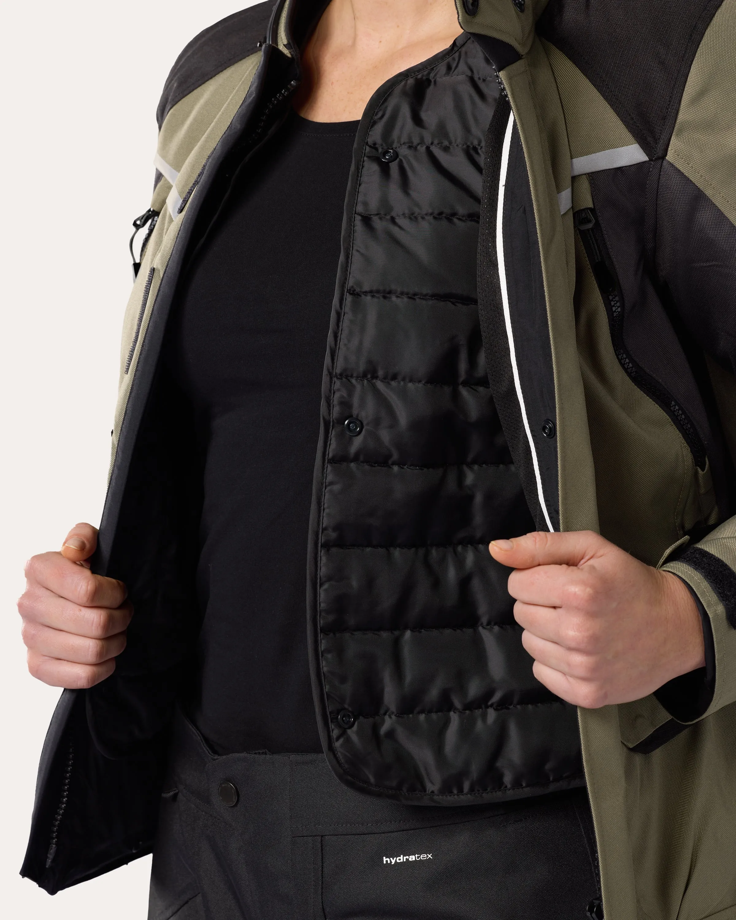 Jacket Voltiac 3 H2O Ladies | Green-Anthracite