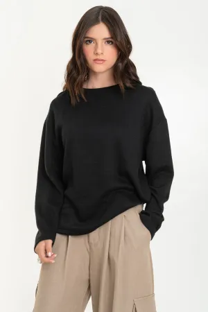 Jersey de punto oversized manga larga