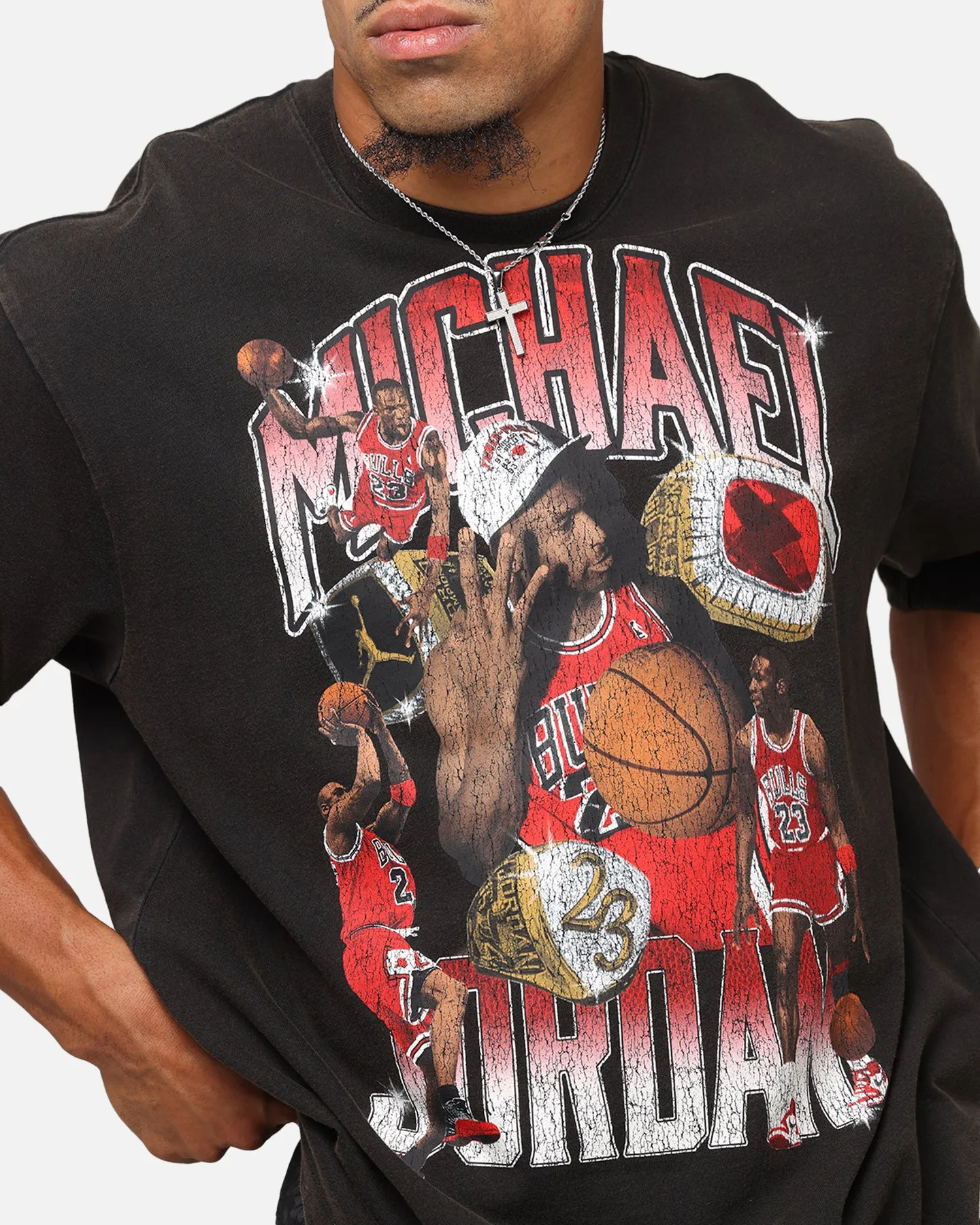 Jordan Jumpman Flight Essentials Graphic Oversized T-Shirt Black