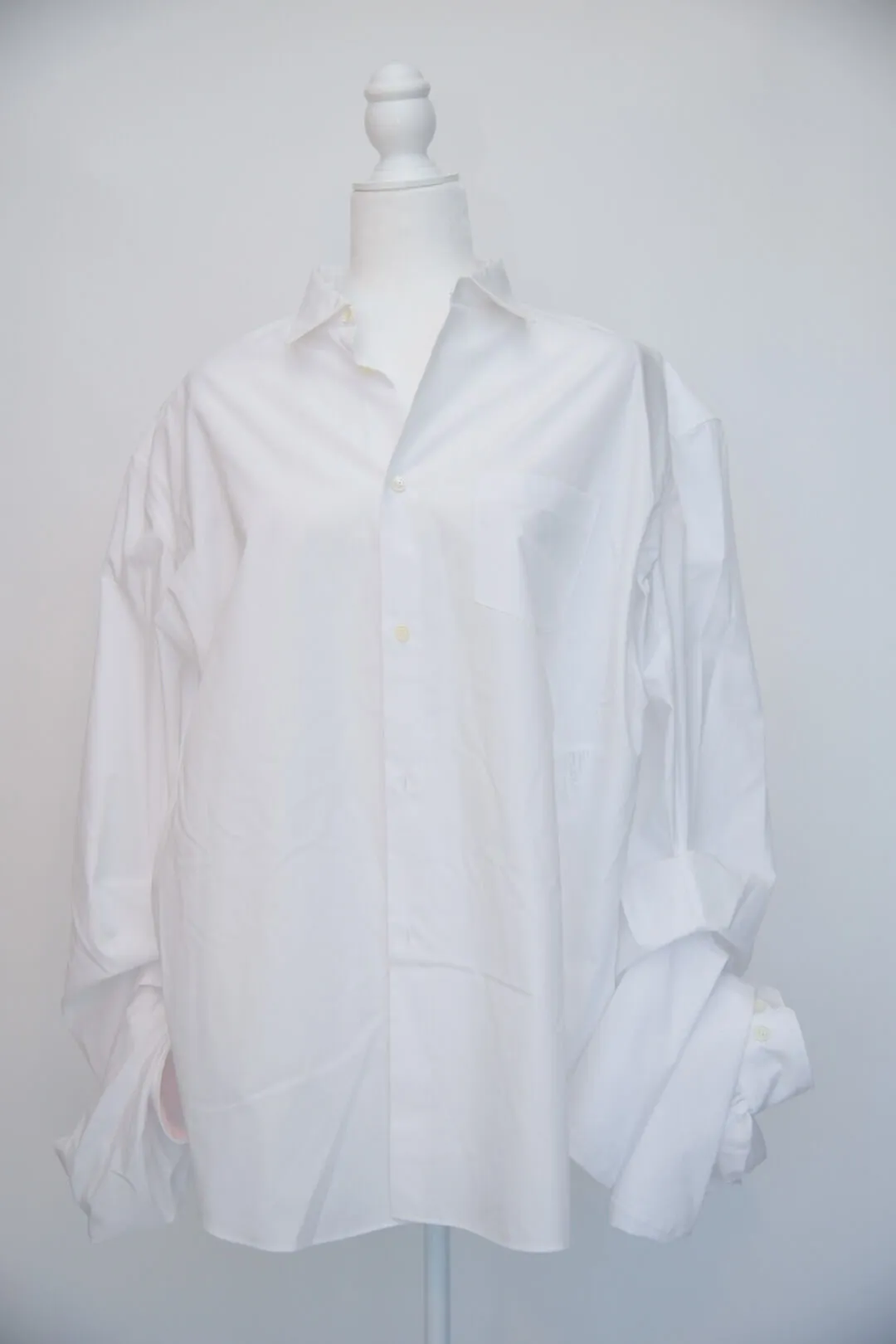Junya Watanabe White Long Sleeve Puff Blouse