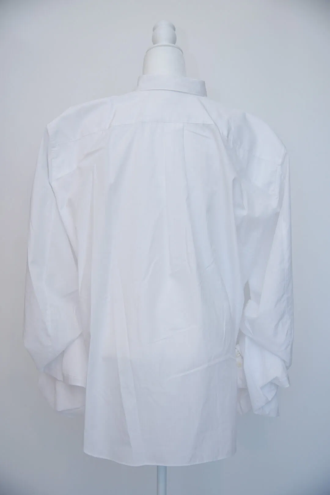 Junya Watanabe White Long Sleeve Puff Blouse