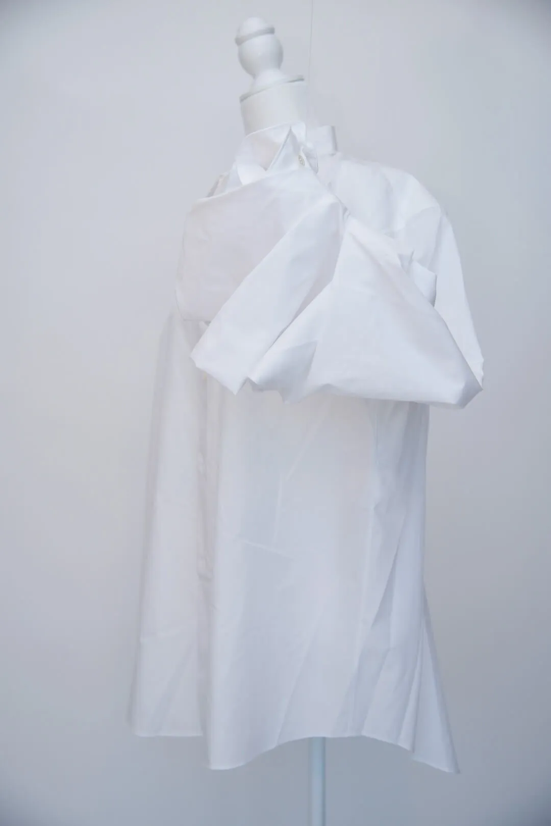 Junya Watanabe White Long Sleeve Puff Blouse