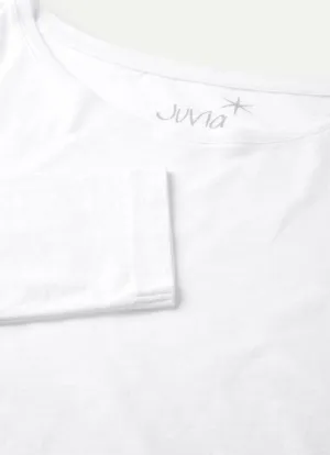 Juvia Crew Neck Long  Sleeve Tee J81511118
