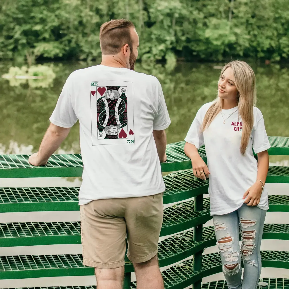 Kappa Sig White King of Hearts Short Sleeve Tee