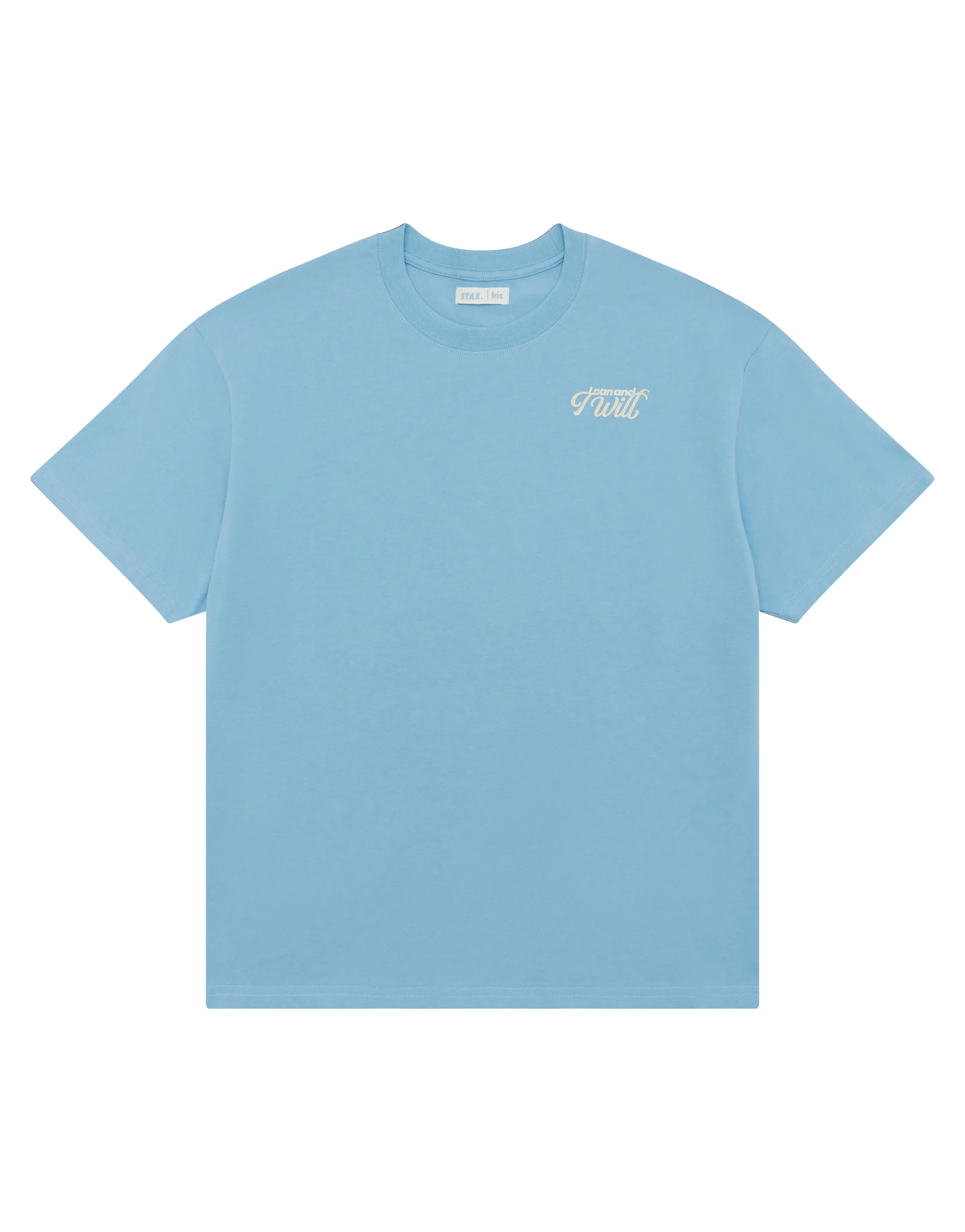 Kic I Will Tee - Blue