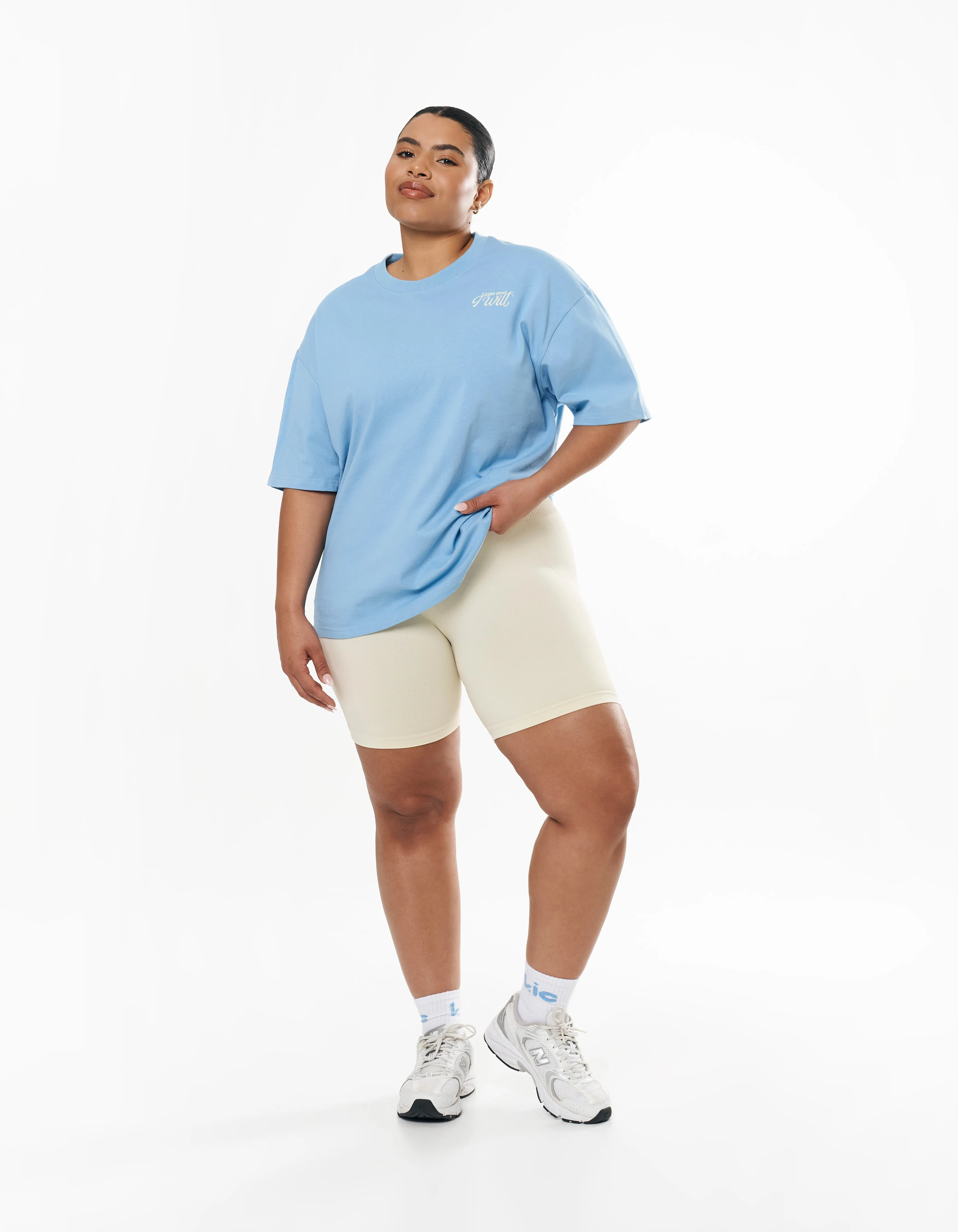 Kic I Will Tee - Blue