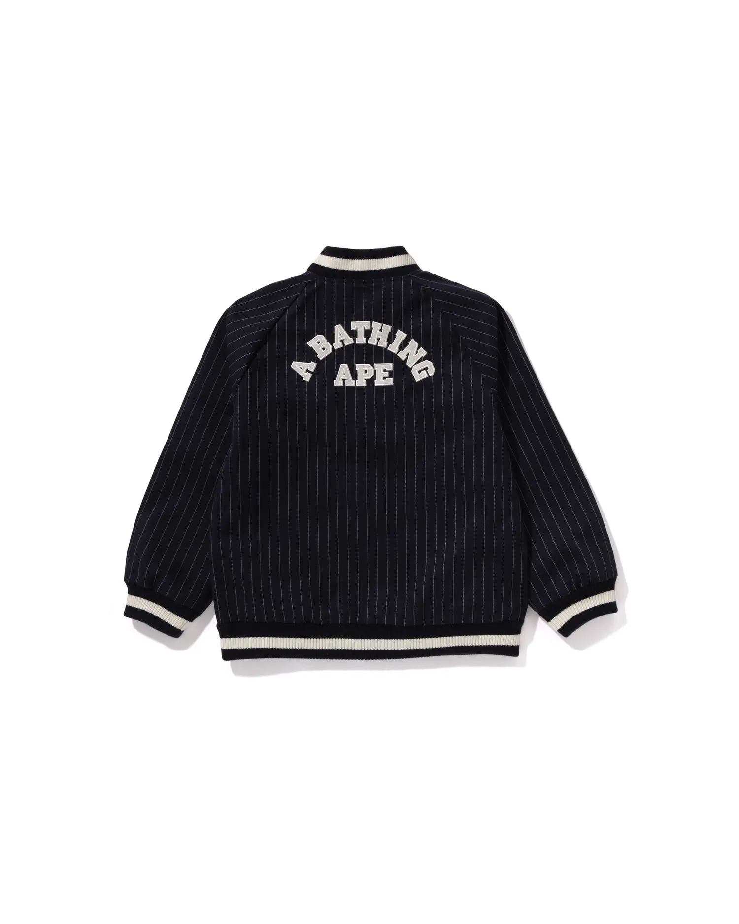 Kids Stripe Stadium Cotton Jacket Jr