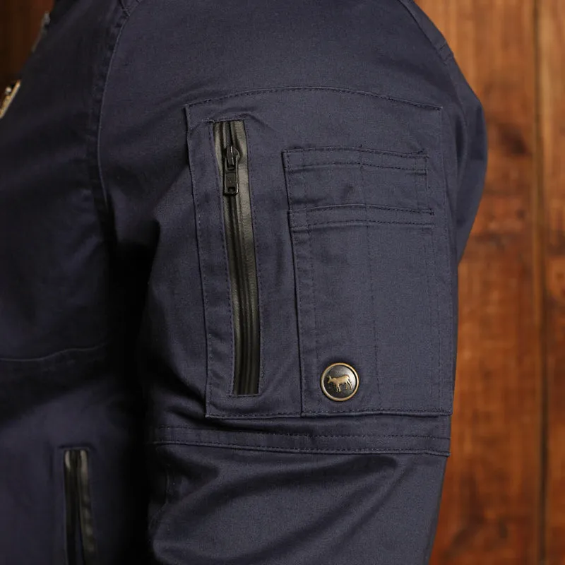 Kingsley Stone Town Bomber Jacket - Midnight