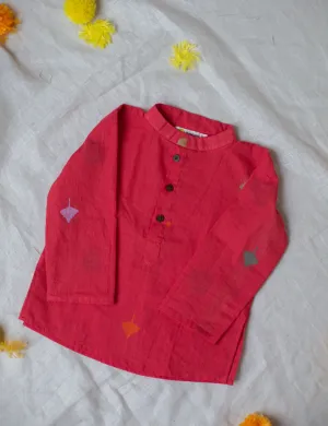 Klingaru Short Kurta - South Cotton Gajri
