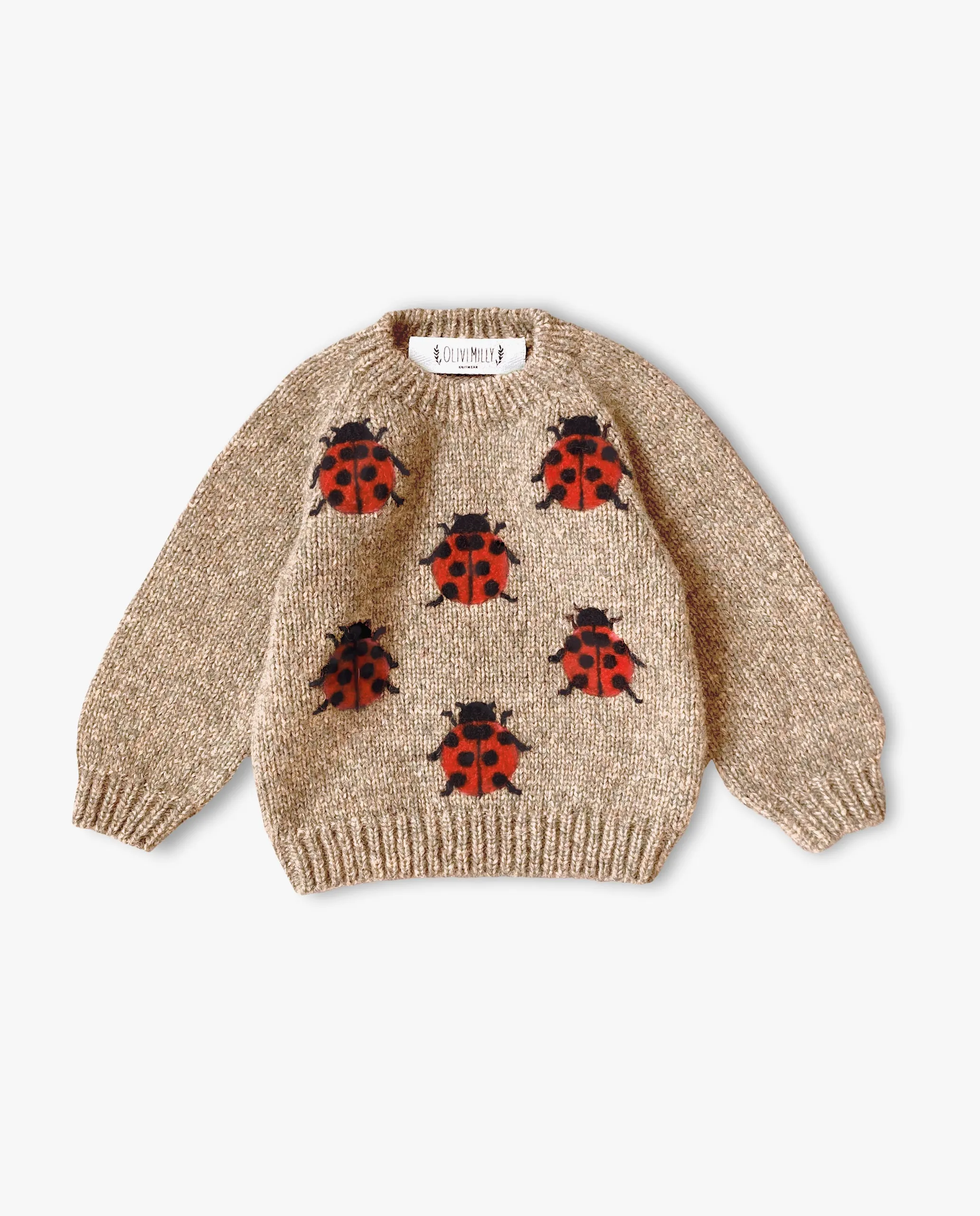 Ladybug Jumper | Beigebrown