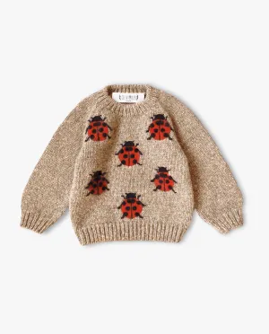 Ladybug Jumper | Beigebrown