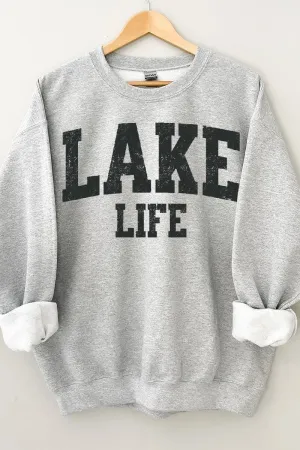 Lake Life Oversized Crewneck