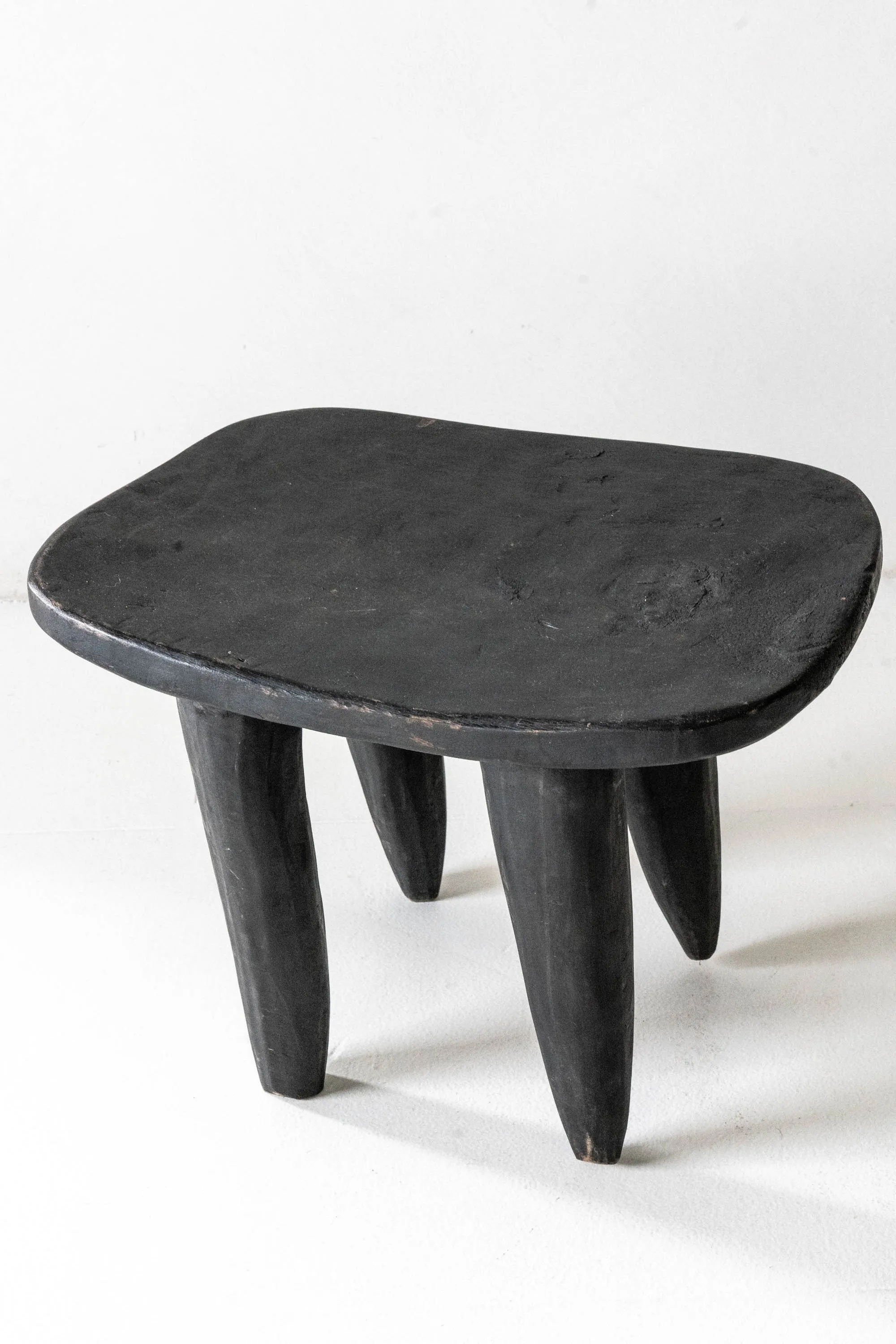Large Black African Senufo Stool