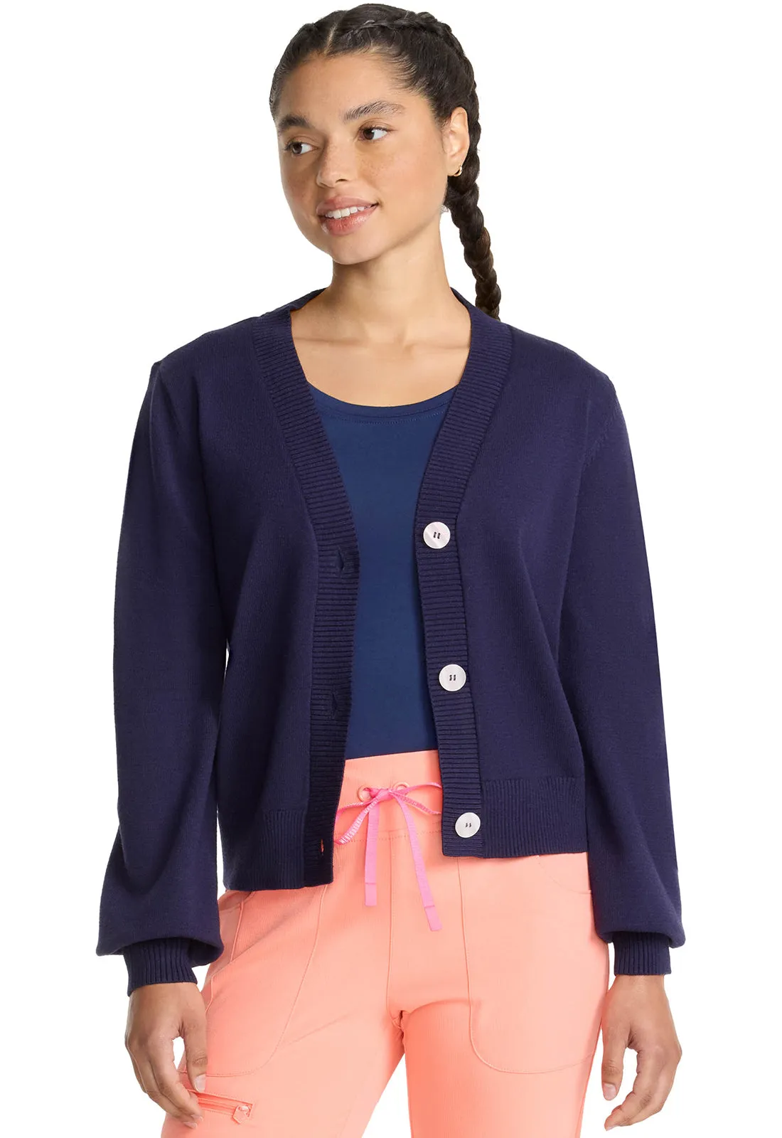 Layers MC320 Sweater Knit Cardigan Navy
