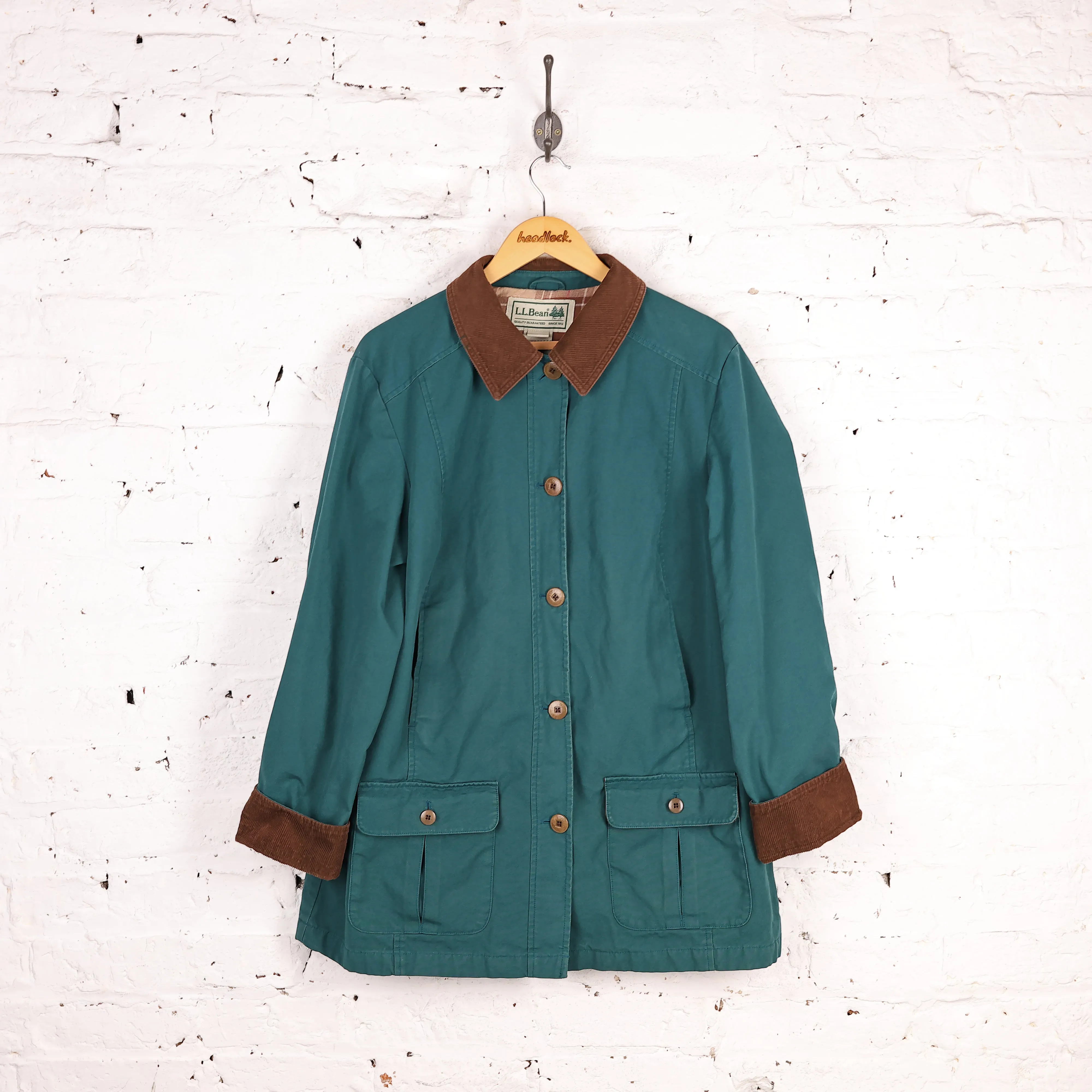 LL Bean Barn Chore Jacket - Green - L