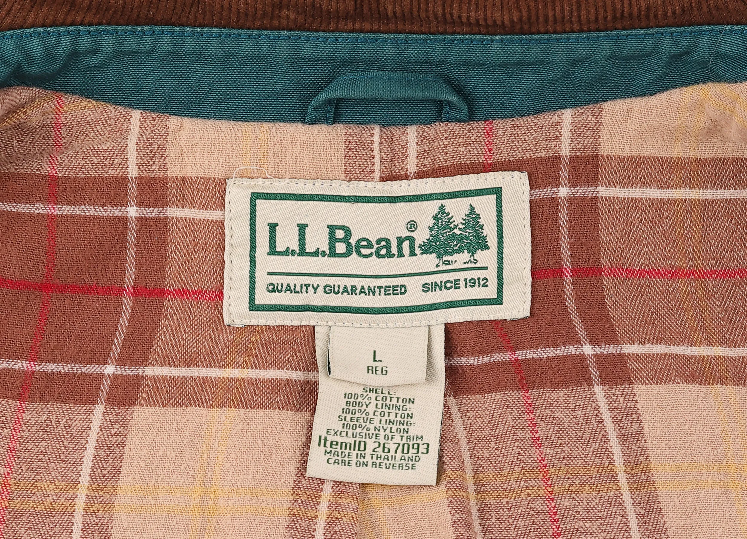 LL Bean Barn Chore Jacket - Green - L