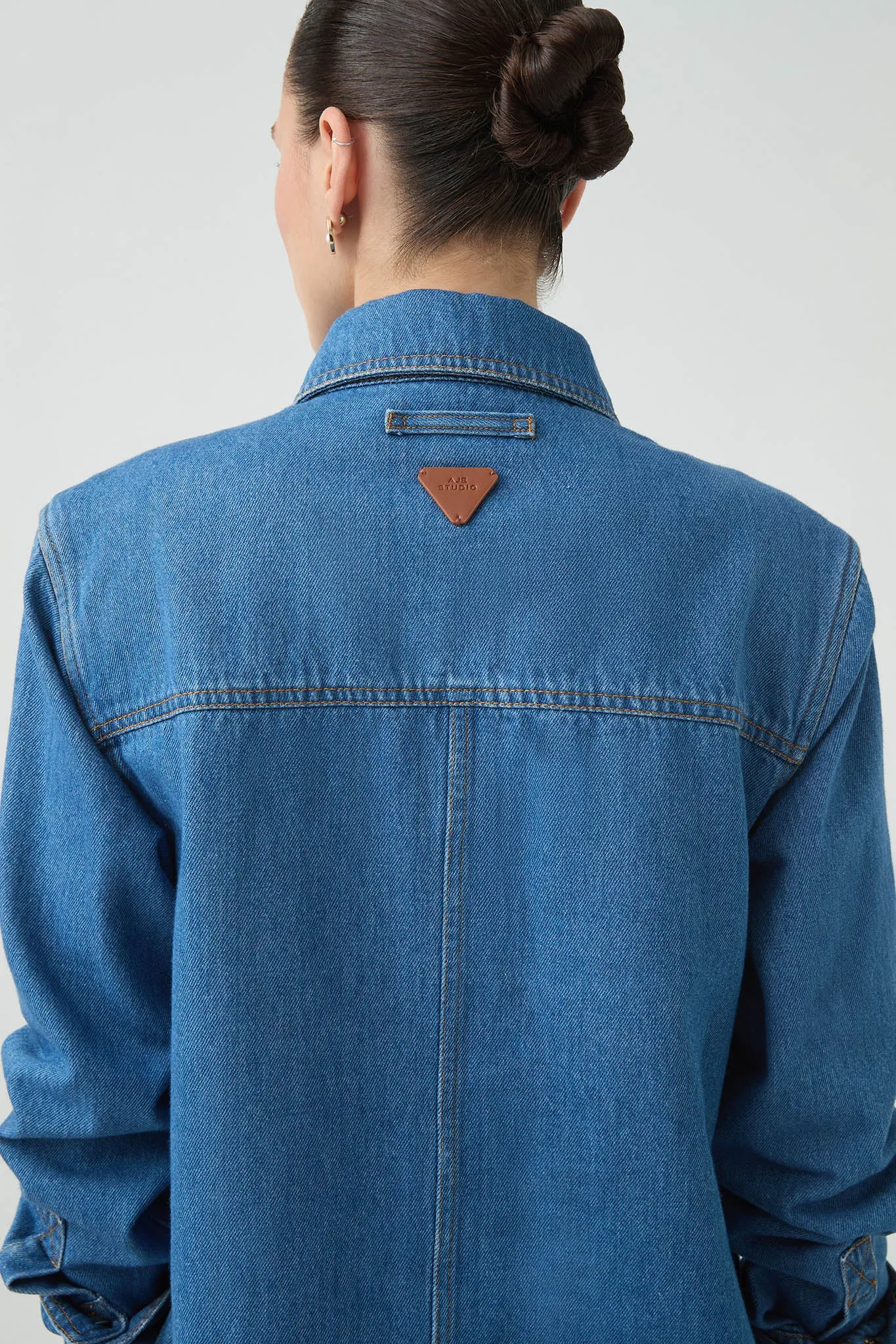 Long Sleeve Sunray Denim Shirt