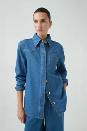 Long Sleeve Sunray Denim Shirt