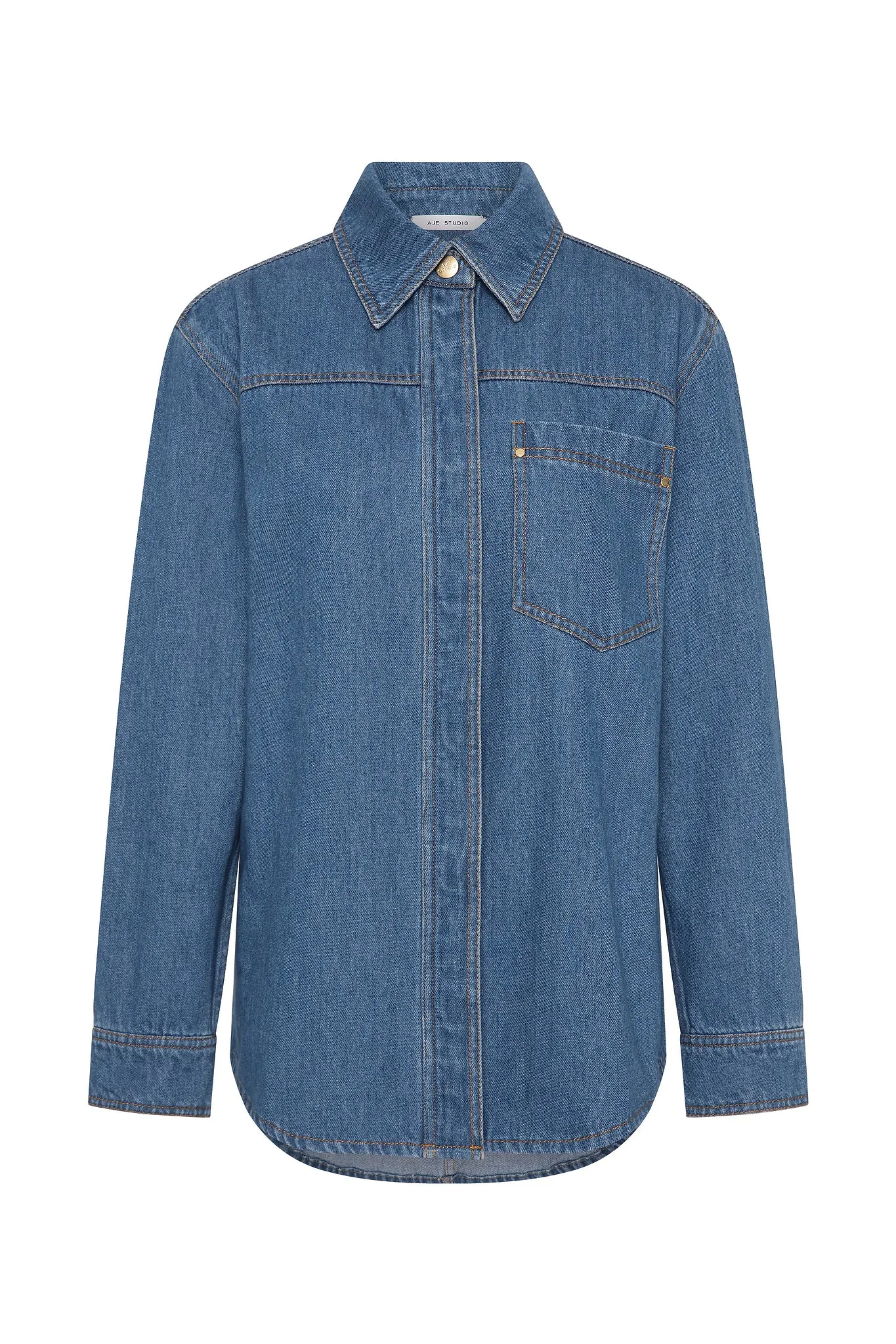 Long Sleeve Sunray Denim Shirt