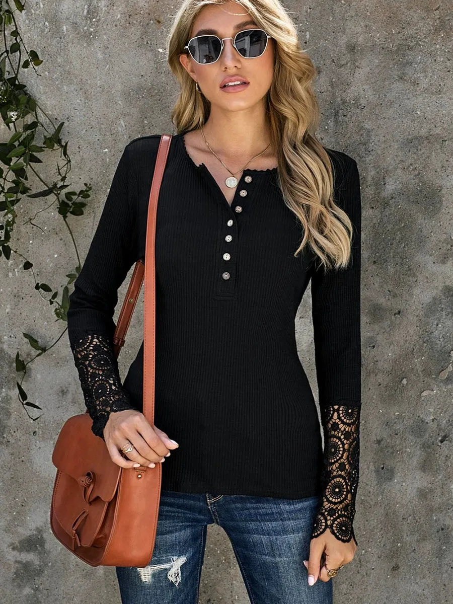 Loose Thin Long Sleeves Plus Size Casual T-Shirt All-Matching Bottoming Shirt for Women