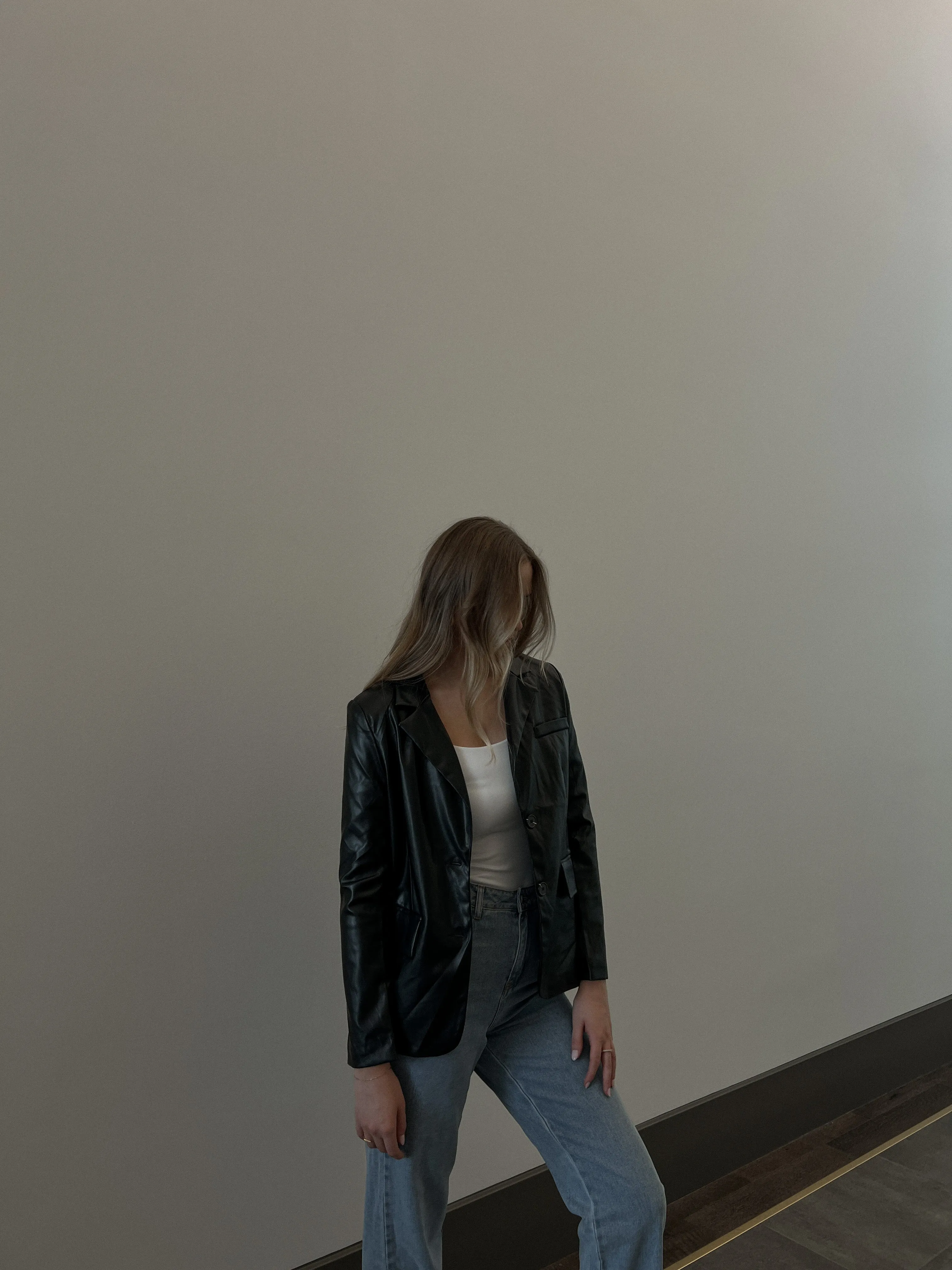 Lottie Leather Blazer - FINAL SALE