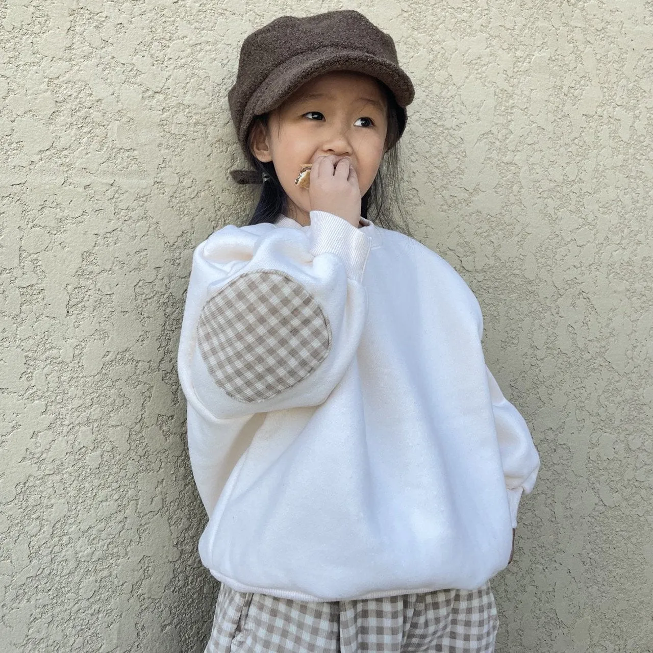 LOVIN' GINGHAM PATCH JUMPER
