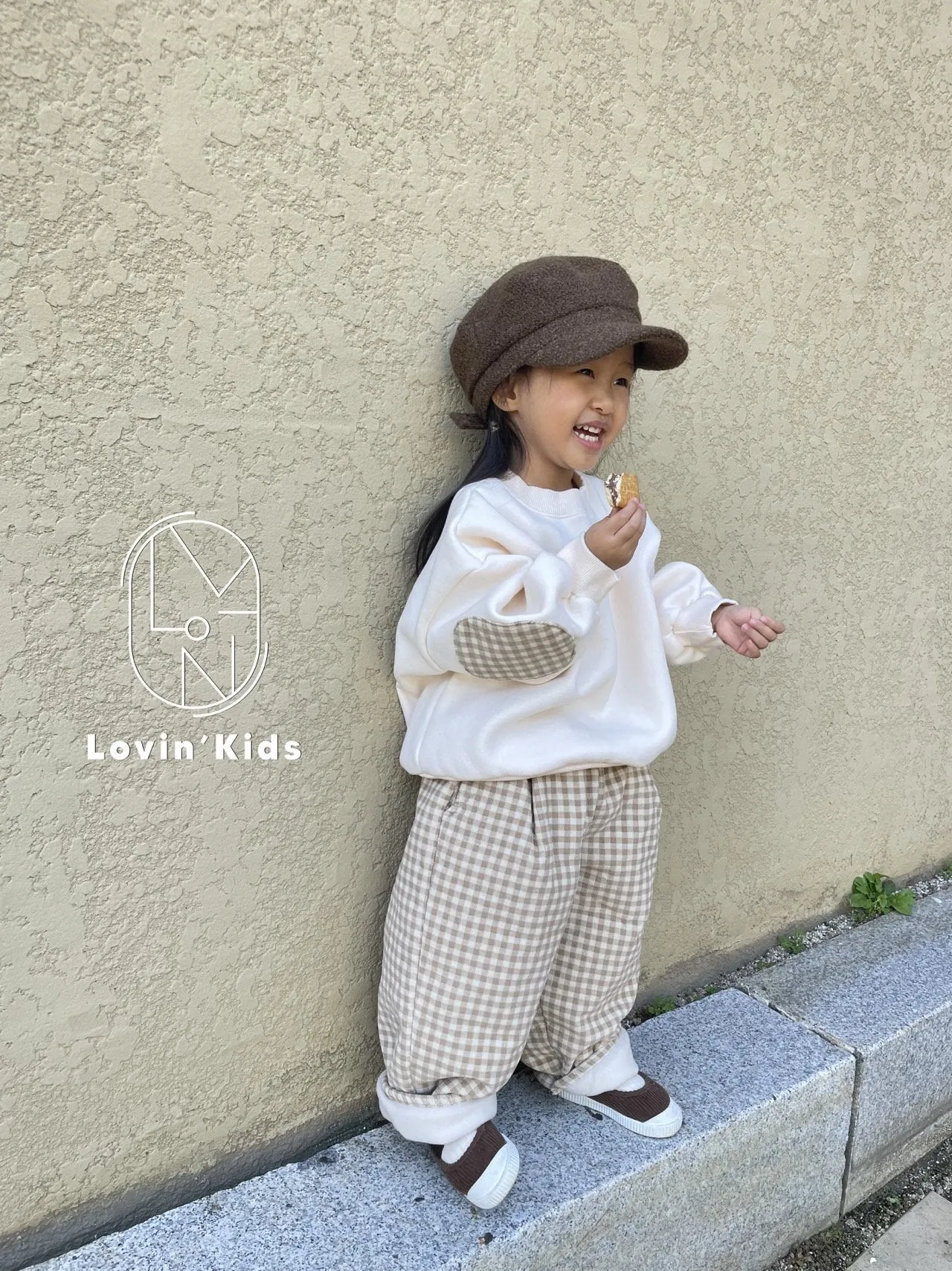 LOVIN' GINGHAM PATCH JUMPER