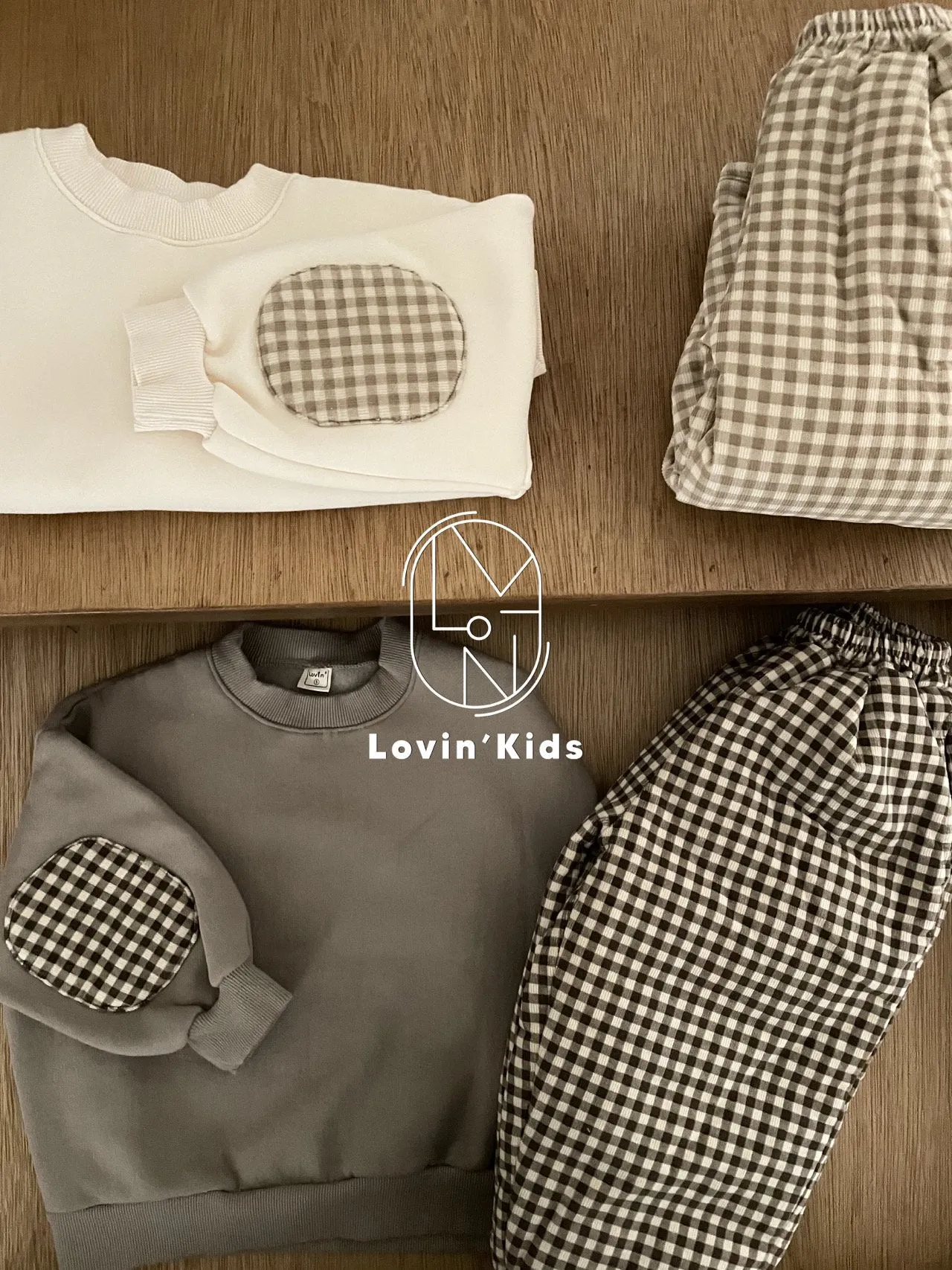 LOVIN' GINGHAM PATCH JUMPER