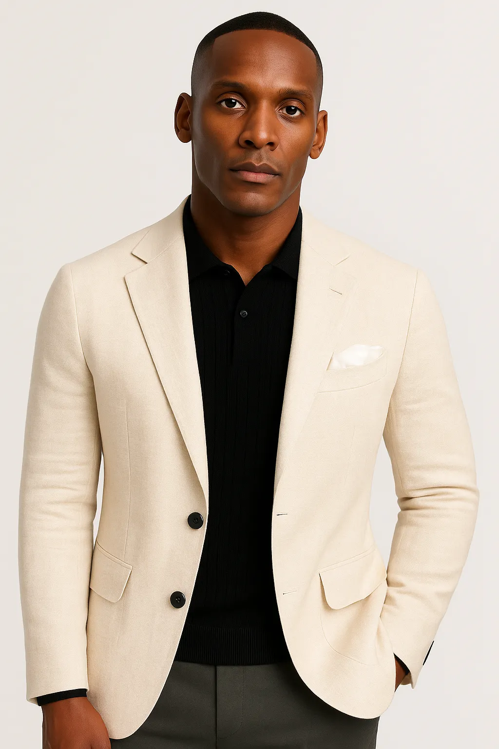 Luminovi | Linen Blazer Tailored Fit
