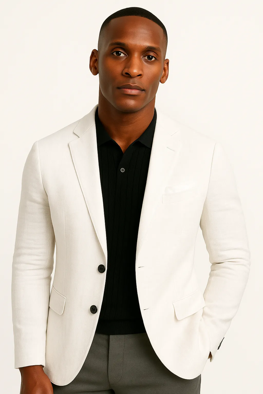 Luminovi | Linen Blazer Tailored Fit