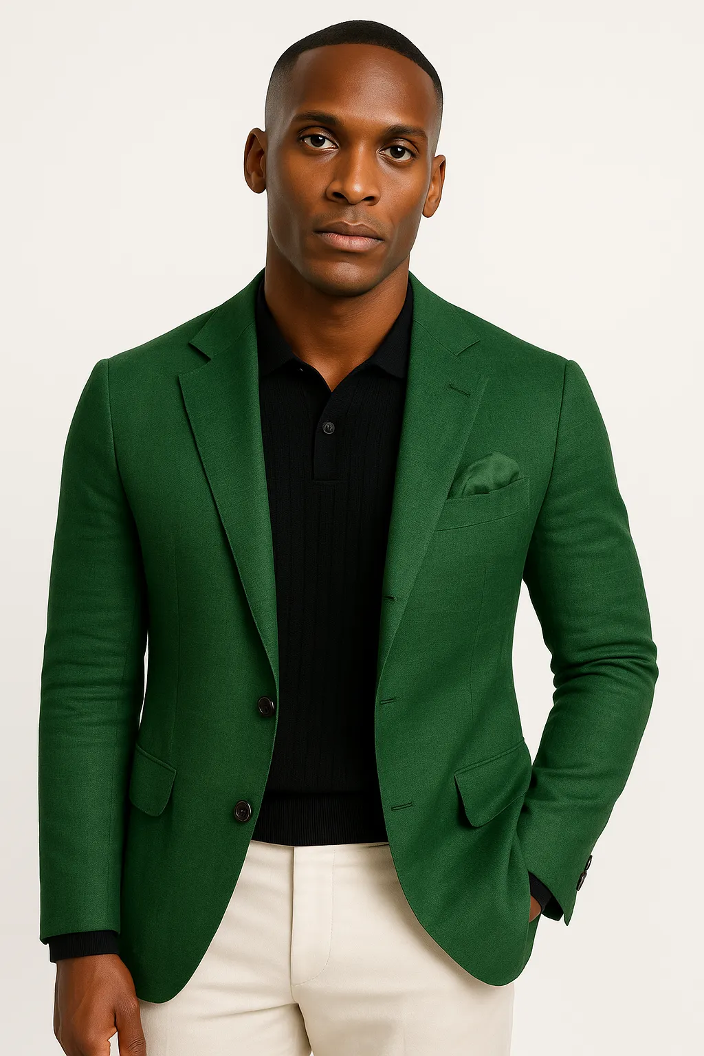 Luminovi | Linen Blazer Tailored Fit