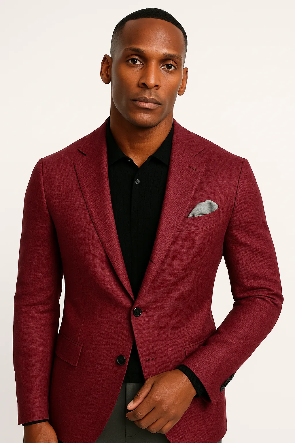 Luminovi | Linen Blazer Tailored Fit