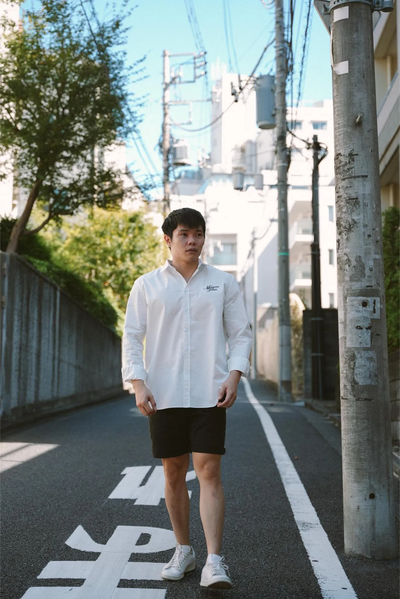 MAISON TOHA: CLASSIC SHIRT IN WHITE