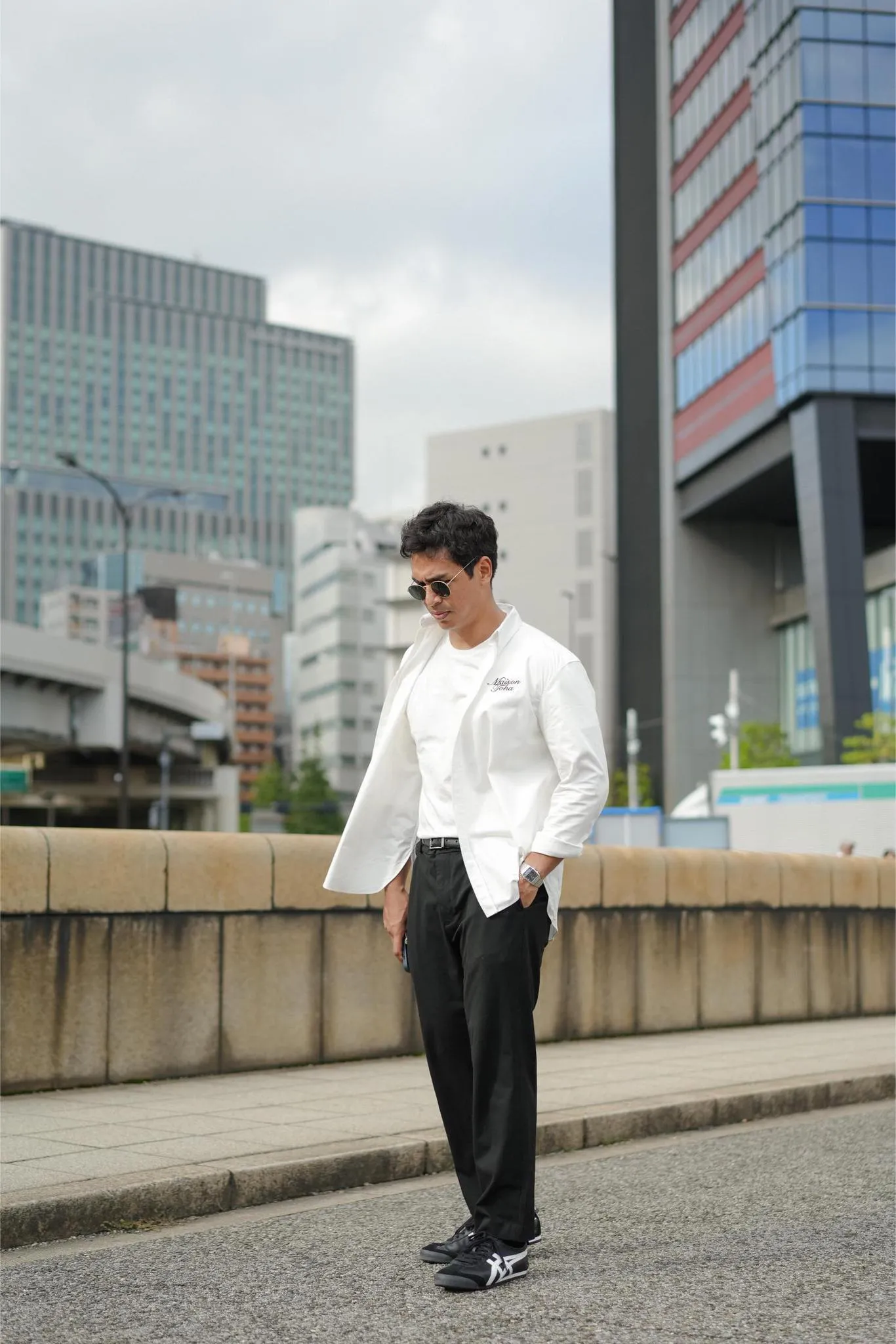 MAISON TOHA: CLASSIC SHIRT IN WHITE