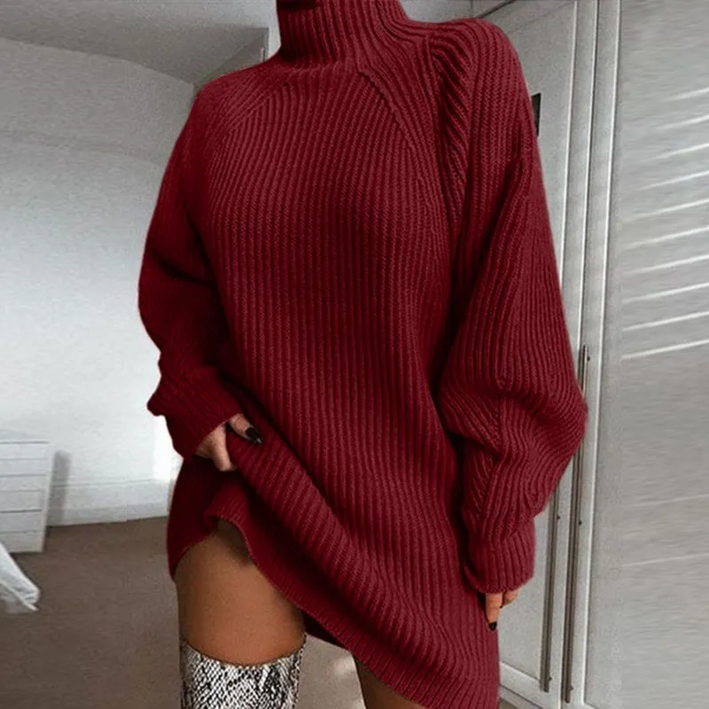 Mallory - Cozy Warmth Woman's Sweater Dress