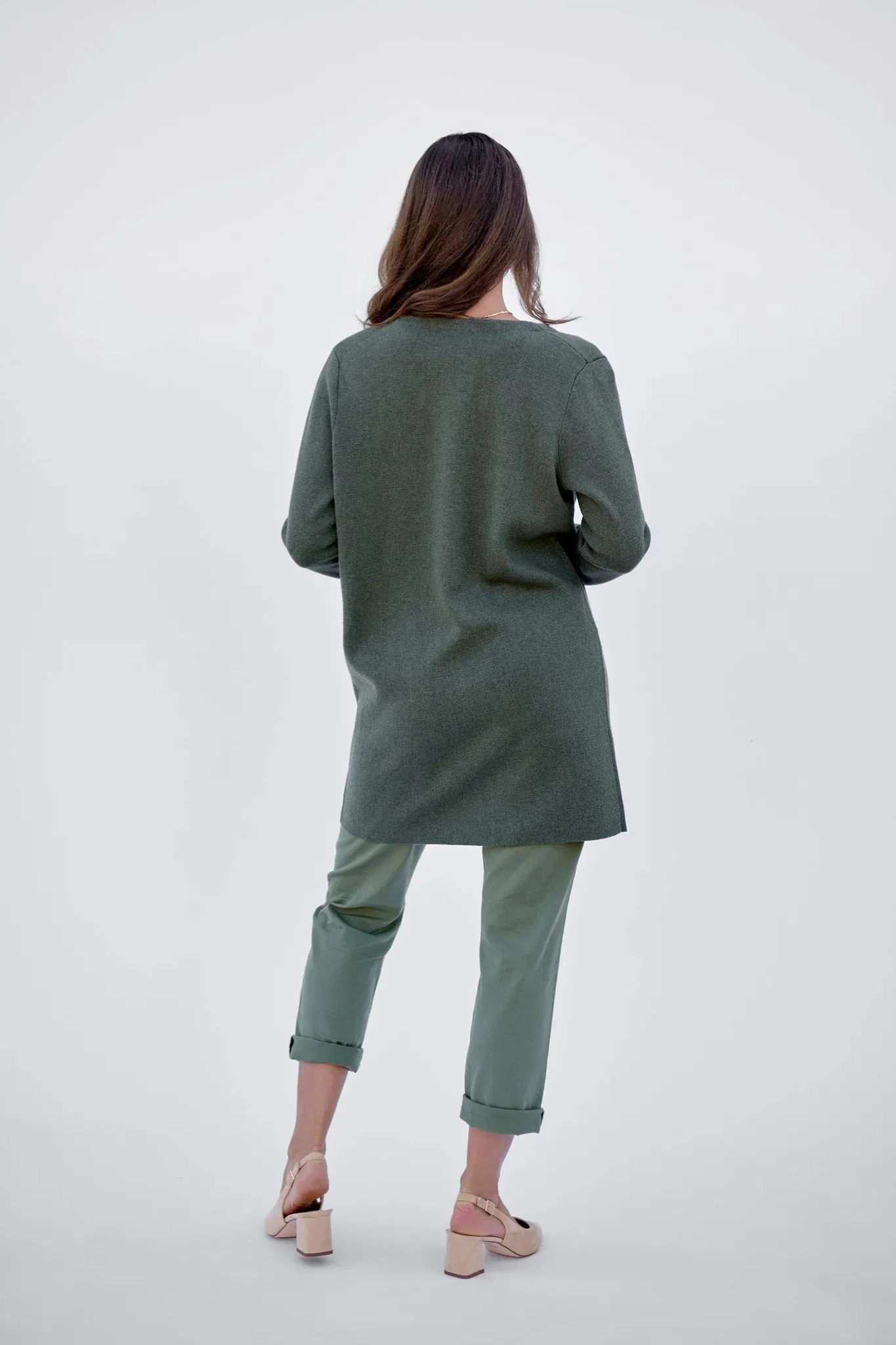 Maxted - Margot Cardigan in Army Green
