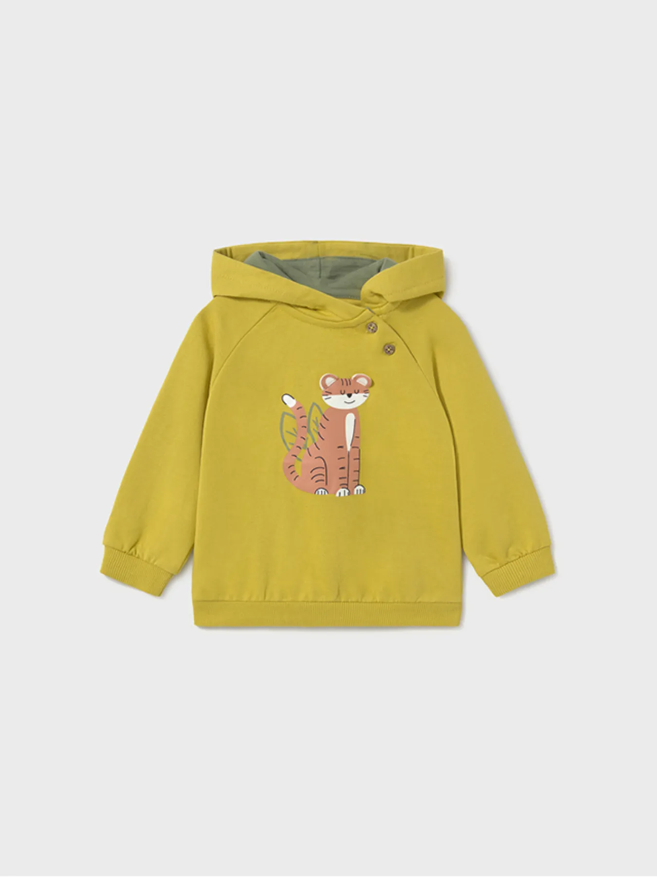 Mayoral Toddler Boy Yellow Tiger Hoodie