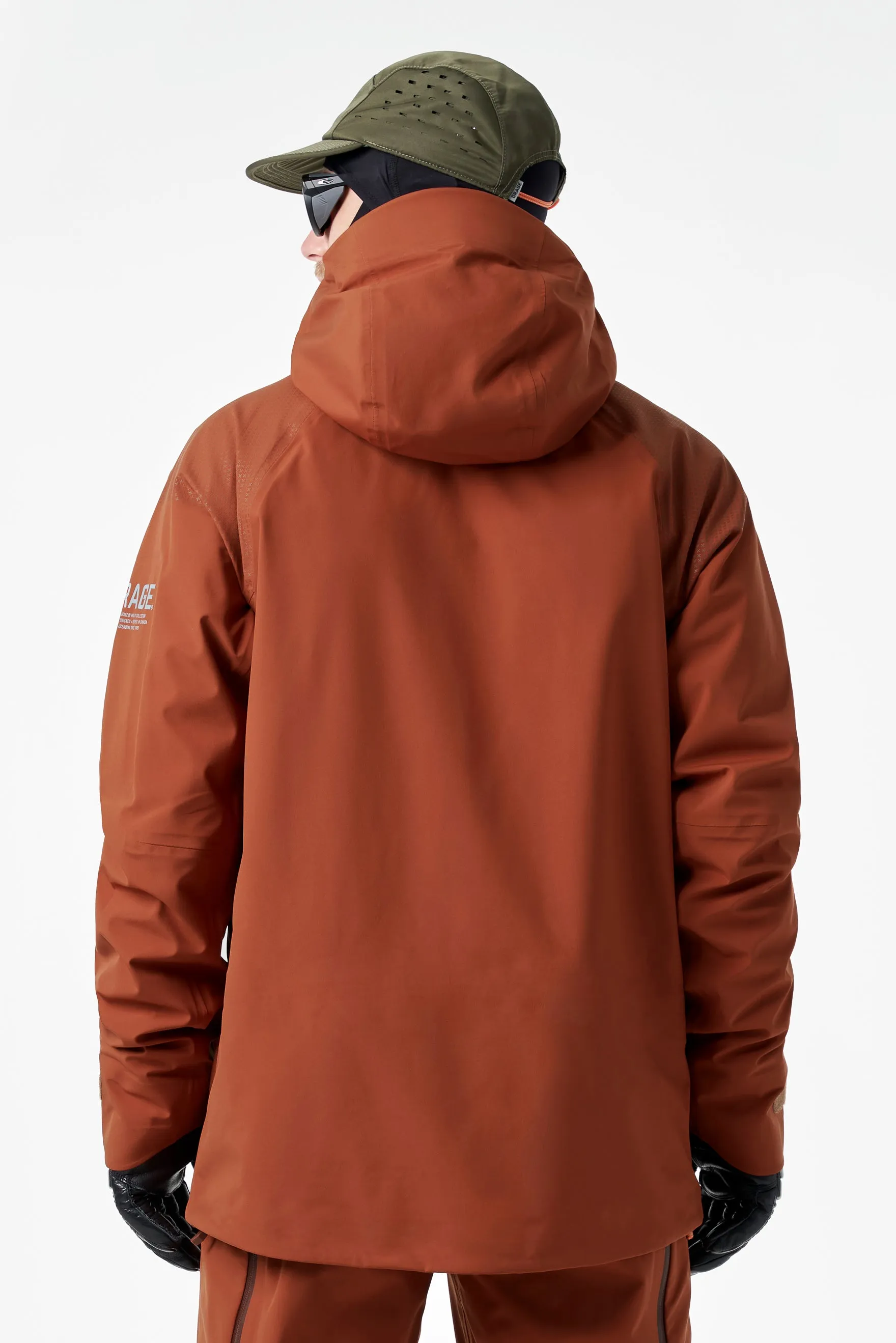 Men’s Mtn-X Glacier 3L Light Jacket-Dark Terracotta