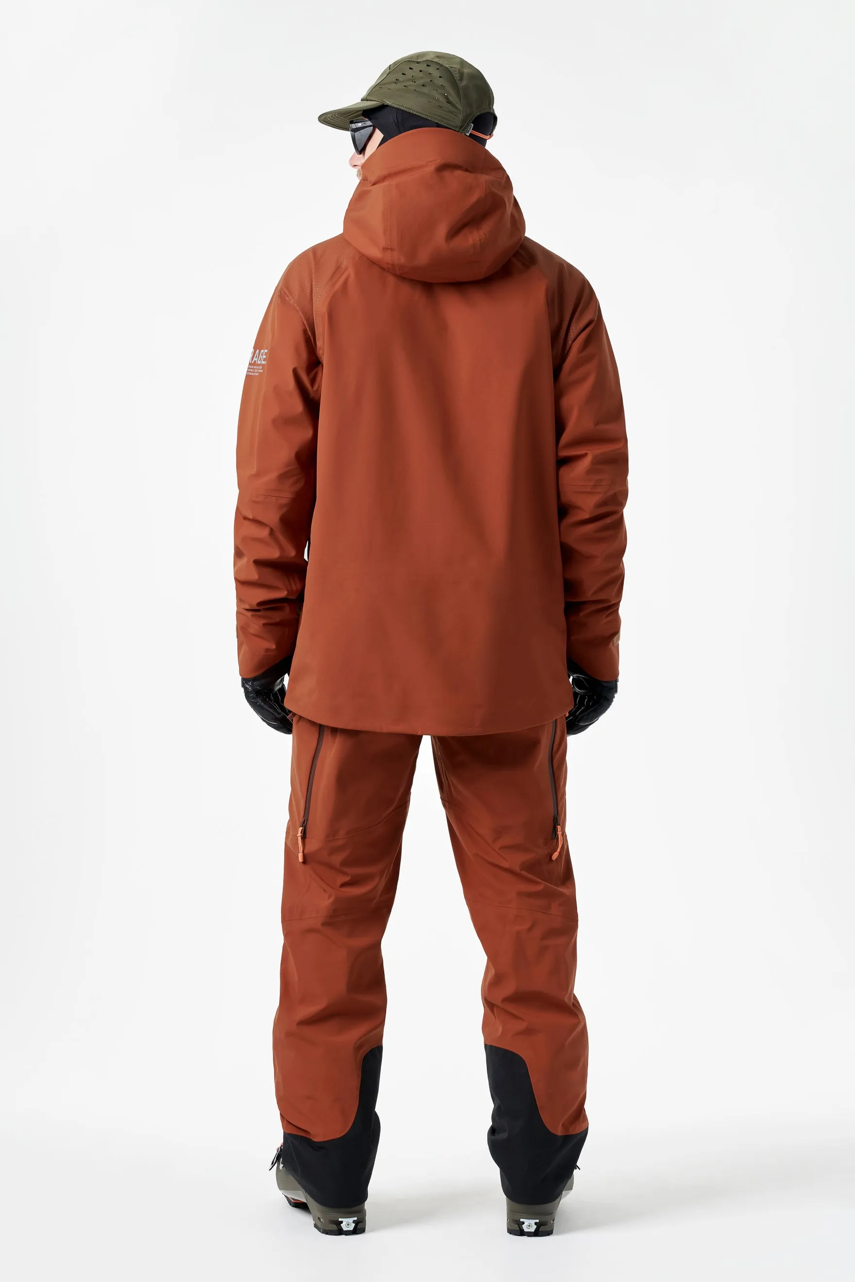 Men’s Mtn-X Glacier 3L Light Jacket-Dark Terracotta