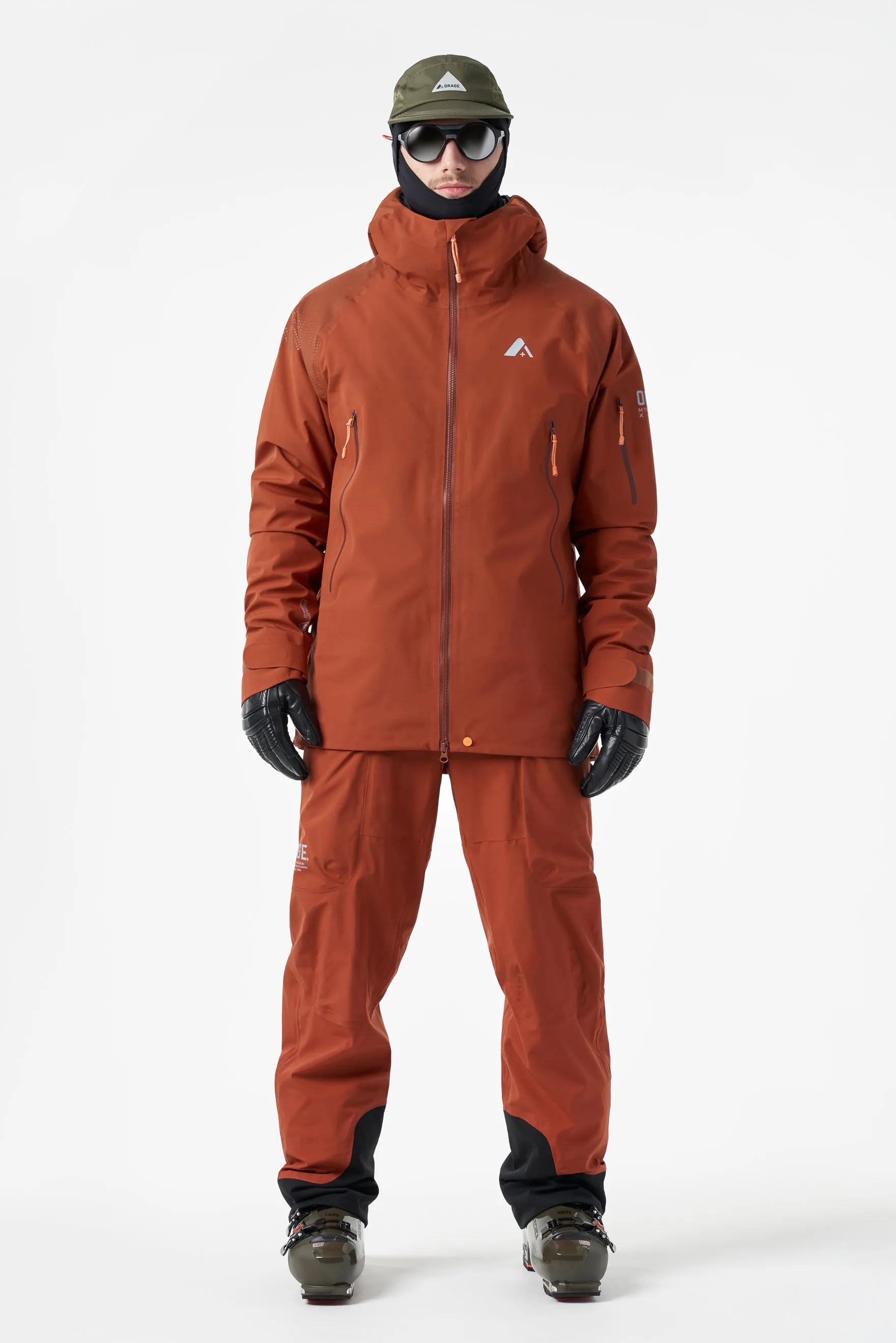 Men’s Mtn-X Glacier 3L Light Jacket-Dark Terracotta