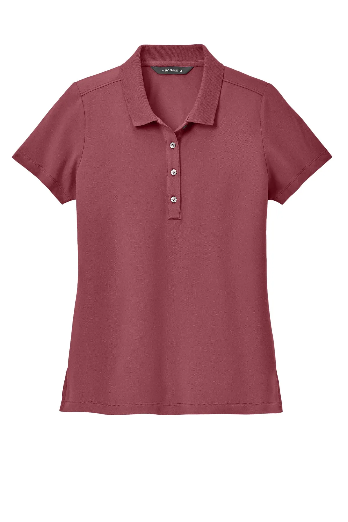 Mercer Mettle Women's Stretch Pique Polo MM1005 Rosewood