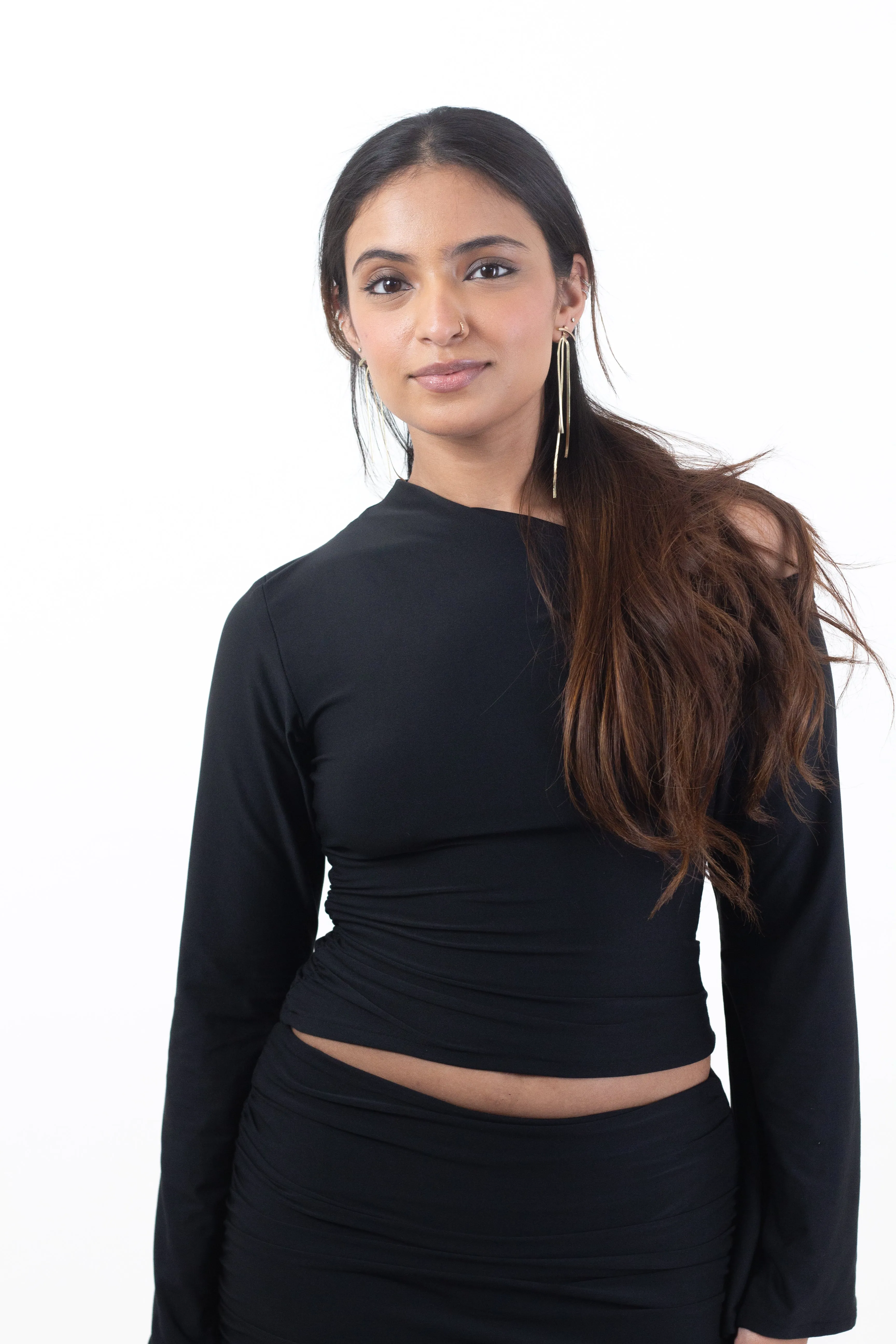 Midnight Bell Sleeves Top