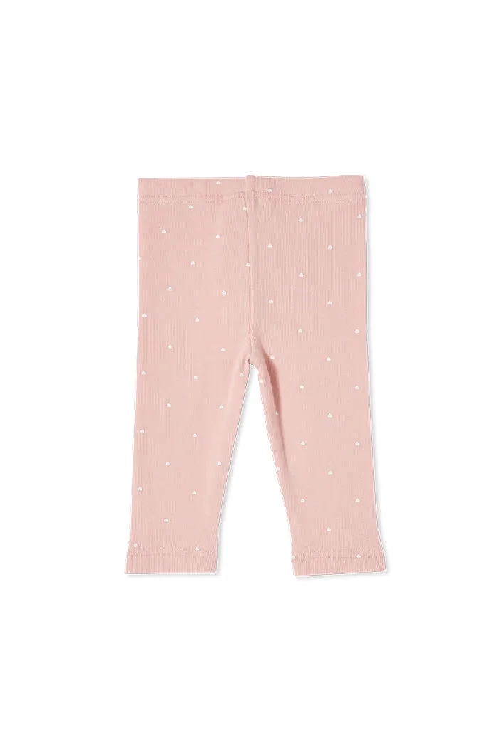 Milky | Misty Rose Rib Pants