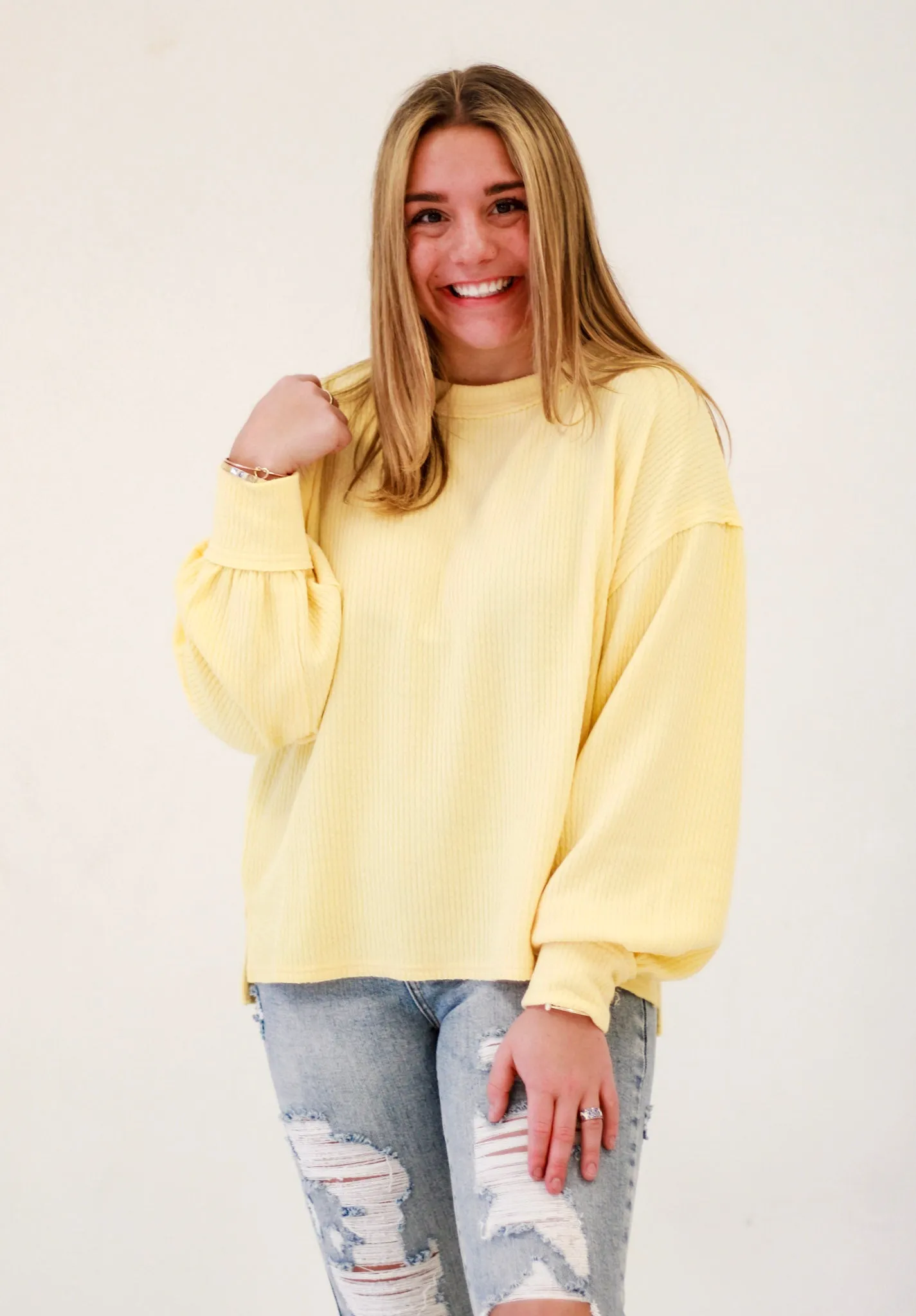 Mornings on the Go in Pale Yellow