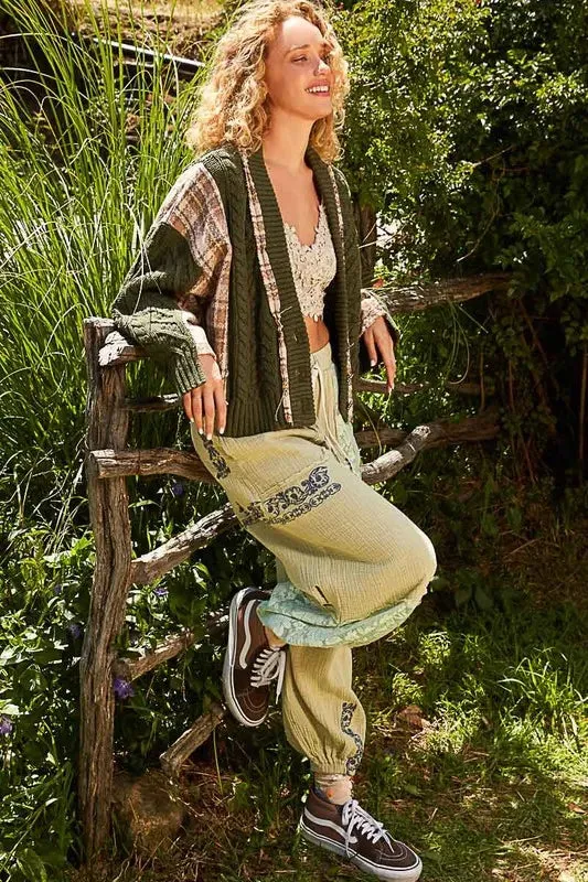 Moss Button Up Cardigan