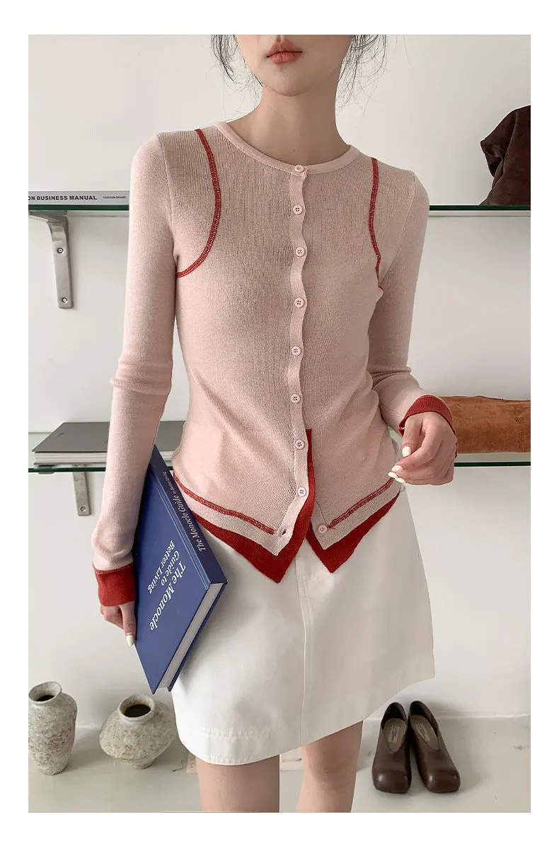 Mountain knit top