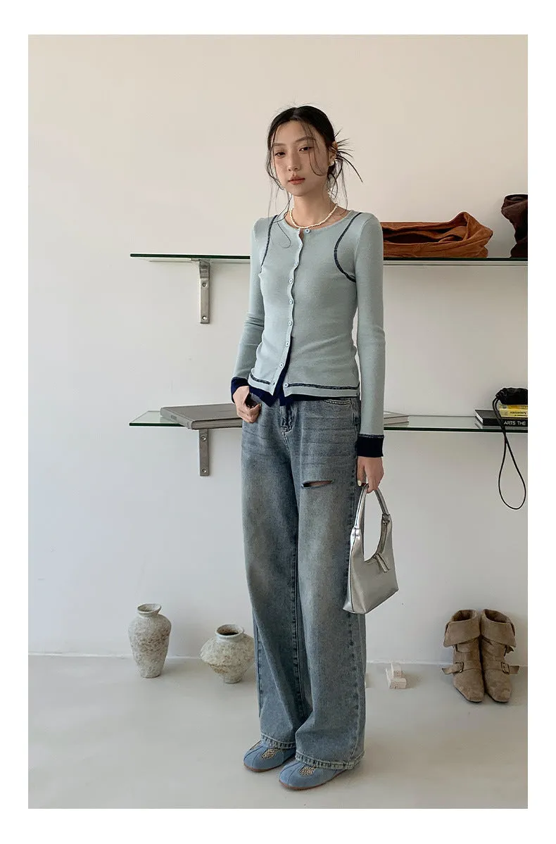 Mountain knit top