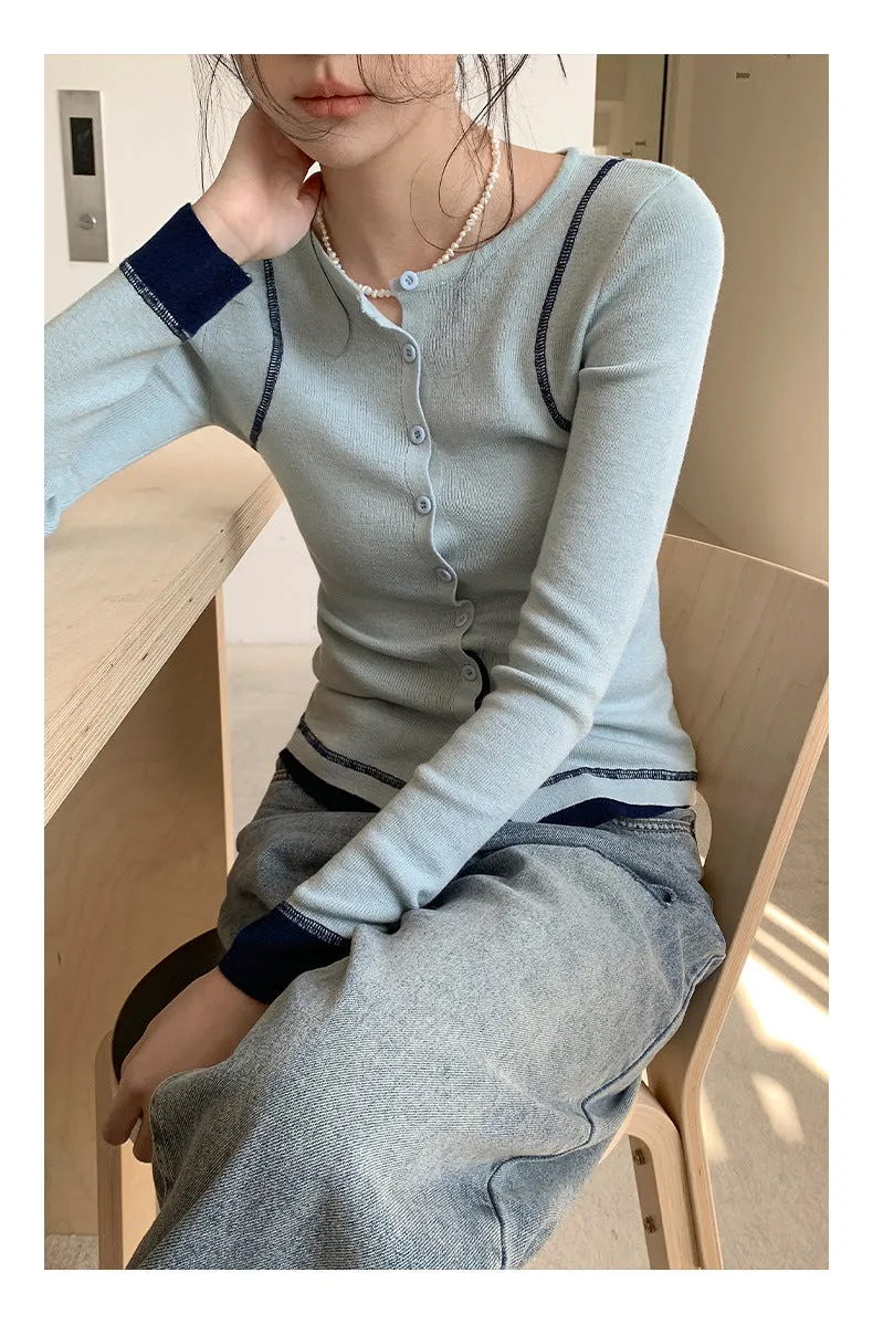 Mountain knit top