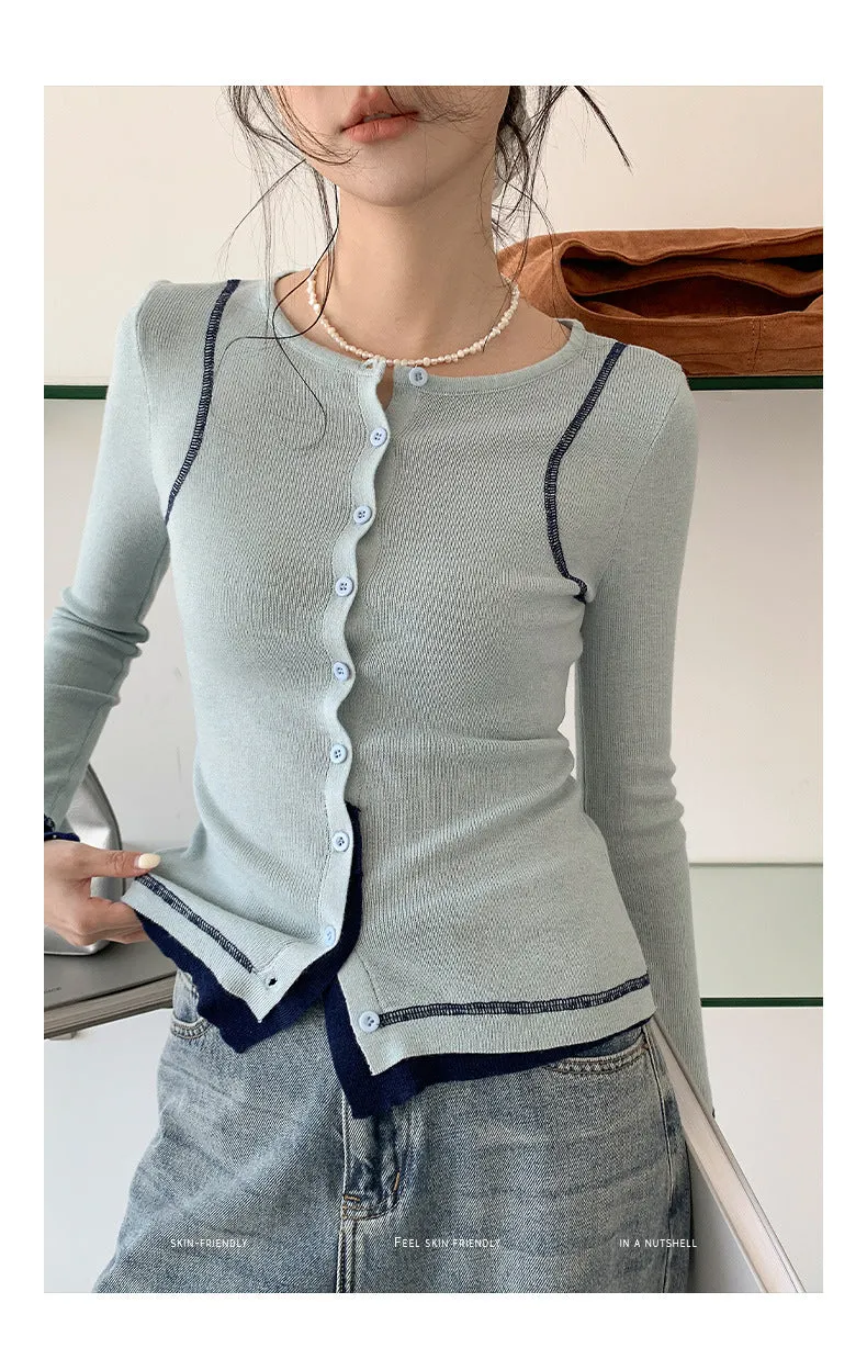 Mountain knit top