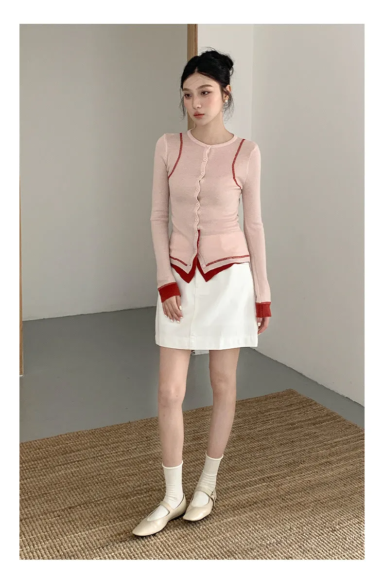 Mountain knit top